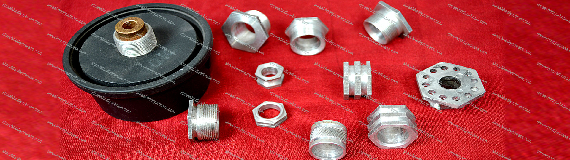 Aluminium Brass Mixer Grinder Parts Aluminium Hex Nut, Aluminium Square Nut, Aluminium Bend Ferrule, Aluminium Sensor Nut and Part